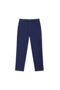 Load image into Gallery viewer, LERROI BLUE COL COTTON STRETCH CHINO BLUE
