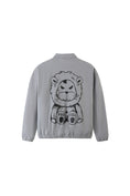 Load image into Gallery viewer, LERROI GREY WORD LION JACKET GREY