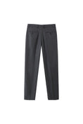 Load image into Gallery viewer, LERROI GREY STRIPE SILM FIT TROUSER GREY