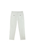 Load image into Gallery viewer, LERROI WHITE COTTON STRETCH CHINO WHITE