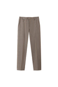 Load image into Gallery viewer, LERROI BROWN CHECK SILM FIT TROUSER BROWN
