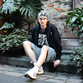 Load image into Gallery viewer, LERROI BLACK LOS ANGELES MIX COL T-SHIRT BLACK