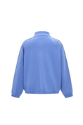 Load image into Gallery viewer, LERROI BLUE RELAXED FIT CO-ORD STAND COLLAR HOODIE BLUE