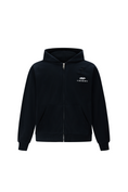 Load image into Gallery viewer, LERROI BLACK WASHED DISTRESSED GRAPHIC HOODIE BLACK