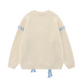 Load image into Gallery viewer, CREAM STITCH CARDIGAN SWEATER