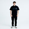 Load image into Gallery viewer, LERROI BLACK COTTON POLY POLO BLACK