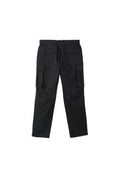 Load image into Gallery viewer, LERROI BLACK COTTON CARGO PANT BLACK
