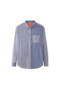 Load image into Gallery viewer, LERROI BLUE 3 MIX SILM FIT SHIRT BLUE