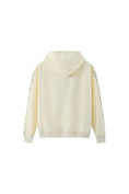 Load image into Gallery viewer, LERROI CREAM SIDE RUNNING LETTER HOODIE CREAM