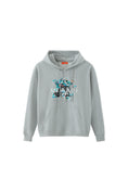 Load image into Gallery viewer, LERROI GREY FLOWER KING HOODIE GREY