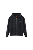 Load image into Gallery viewer, LERROI BLACK SIDE STRIPE HOODIE BLACK