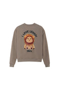 Load image into Gallery viewer, LERROI BROWN LION SWEATERSHIRT BROWN