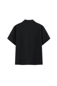 Load image into Gallery viewer, LERROI BLACK ZIP POLO BLACK