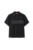 Load image into Gallery viewer, LERROI BLACK COTTON POLY POLO BLACK
