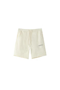 Load image into Gallery viewer, LERROI CREAM BOX LETTER SHORT SWEATPANT CREAM