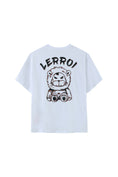 Load image into Gallery viewer, LERROI WHITE WORD LION T-SHIRT WHITE