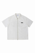 Load image into Gallery viewer, LERROI WHITE SHORT SLE OVERSHIRT WHITE