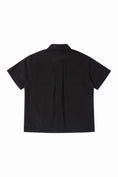 Load image into Gallery viewer, LERROI BLACK DOUBLE POCKET OVERSHIRT BLACK
