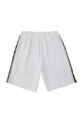 Load image into Gallery viewer, LERROI CREAM PRINT SIDE STRIPE SHORTS CREAM