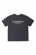 Load image into Gallery viewer, LERROI GREY FLOCK PRINT T-SHIRT GREY