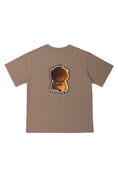 Load image into Gallery viewer, LERROI BROWN LION PRINT T-SHIRT BROWN
