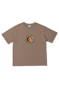 Load image into Gallery viewer, LERROI BROWN LION PRINT T-SHIRT BROWN
