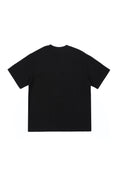 Load image into Gallery viewer, LERROI BLACK PEACE EMBROIDERY T-SHIRT BLACK