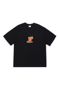 Load image into Gallery viewer, LERROI BLACK COCKTAIL PRINT T-SHIRT BLACK