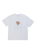 Load image into Gallery viewer, LERROI WHITE FLOWER PRINT T-SHIRT WHITE