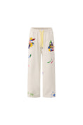 Load image into Gallery viewer, LERROI WHITE OIL PAINTED PANT WHITE