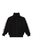 Load image into Gallery viewer, LERROI BLACK MIX COL SLEV FLEECE JACKET BLACK