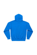 Load image into Gallery viewer, LERROI BLUE FUR EMB LION HOODIE BLUE