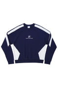 Load image into Gallery viewer, LERROI NAVY MIX COL SWEATSHIRT NAVY