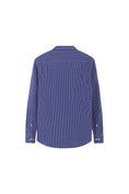 Load image into Gallery viewer, LERROI BLUE CHECK SILM FIT SHIRT BLUE
