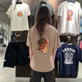 Load image into Gallery viewer, LERROI BROWN LION PRINT T-SHIRT BROWN
