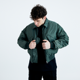 Load image into Gallery viewer, LERROI GREEN PILOT DUCK DOWN JACKET GREEN