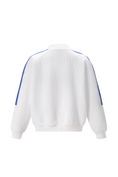 Load image into Gallery viewer, LERROI WHITE STREETWEAR PANELLED STAND COLLAR HOODIE WHITE