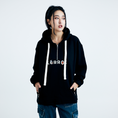 Load image into Gallery viewer, LERROI BLACK LOGO PRINTED HOODIE BLACK