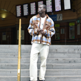 Load image into Gallery viewer, LERROI BROWN STREET CHECK PANEL JACKET BROWN