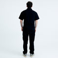 Load image into Gallery viewer, LERROI BLACK COTTON POLY POLO BLACK