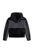 Load image into Gallery viewer, LERROI BLACK SOFT FLEECE PANEL JACKET BLACK