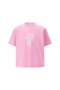 Load image into Gallery viewer, LERROI PINK LION PRINTED T-SHIRT PINK