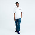 Load image into Gallery viewer, LERROI WHITE WORD LION T-SHIRT WHITE