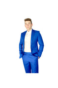 Load image into Gallery viewer, LERROI BLUE SILM FIT TROUSER BLUE