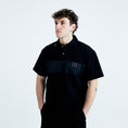Load image into Gallery viewer, LERROI BLACK COTTON POLY POLO BLACK