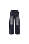 Load image into Gallery viewer, LERROI GREY URBAN WASHED WIDE-LEG PANTS GREY
