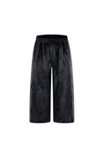 Load image into Gallery viewer, LERROI BLACK SOFT FLEECE PANEL PANTS BLACK