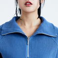 Load image into Gallery viewer, LERROI BLUE SILM SWEATSHIRT BLUE