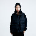 Load image into Gallery viewer, LERROI BLACK COTTON-FILLED NYLON VEST BLACK