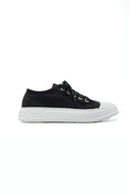 Load image into Gallery viewer, LERROI BLACK UNISEX LOW TOP SNEAKER BLACK